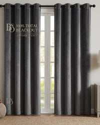 Premium Blackout Drapes Pair: 100% Light Blocking & Thermal Insulated