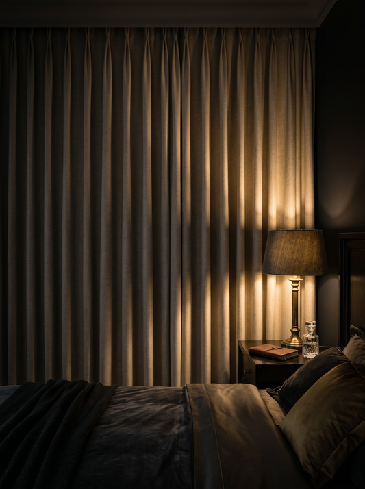 Asazal Linen Blackout Curtains for Living Room Bedroom High Quality Full Shading Decoration Luxury Modern Opaque Window Drapes