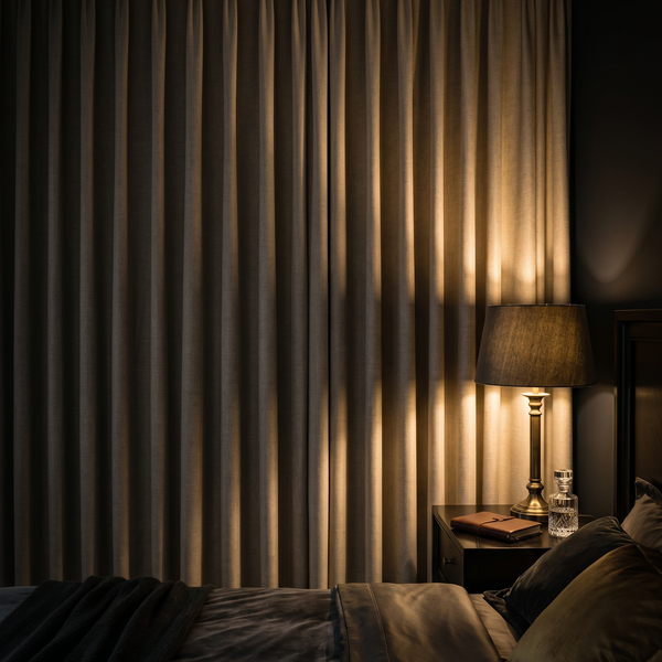 Asazal Linen Blackout Curtains for Living Room Bedroom High Quality Full Shading Decoration Luxury Modern Opaque Window Drapes