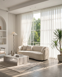 The Villa Collection: Luxury Thick Chiffon Window Curtains