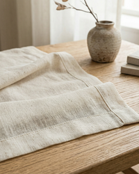 Textured Flax Linen Voile Drapes: The Minimalist Collection