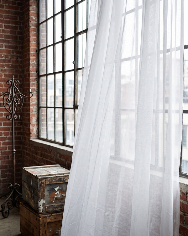 Premium White Tulle Drapes: Custom Fit for Your Living Space
