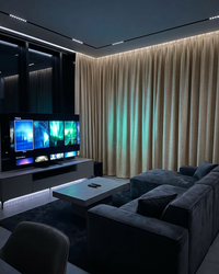 Asazal Linen Blackout Curtains for Living Room Bedroom High Quality Full Shading Decoration Luxury Modern Opaque Window Drapes