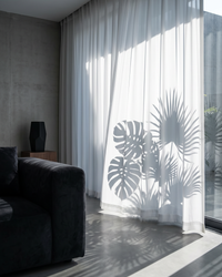 The Villa Collection: Luxury Thick Chiffon Window Curtains