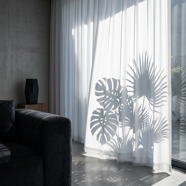 The Villa Collection: Luxury Thick Chiffon Window Curtains