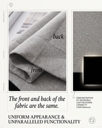 Asazal Linen Blackout Curtains for Living Room Bedroom High Quality Full Shading Decoration Luxury Modern Opaque Window Drapes