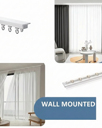 Smart-Stick Sliding Curtain Track