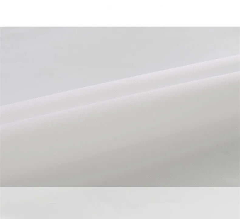 S Fold Wavy Curtains Super Soft Snow Pure White Window Tulle Wave Curtains for Living Room Big Chiffon Sheer Voile Bedroom