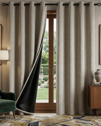 Premium Blackout Drapes Pair: 100% Light Blocking & Thermal Insulated