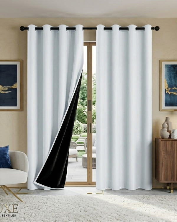 Premium Blackout Drapes Pair: 100% Light Blocking & Thermal Insulated