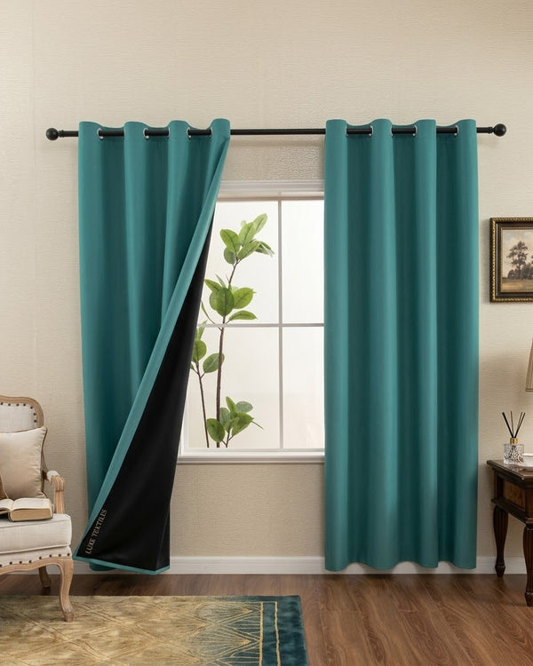 Premium Blackout Drapes Pair: 100% Light Blocking & Thermal Insulated