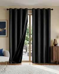 Premium Blackout Drapes Pair: 100% Light Blocking & Thermal Insulated